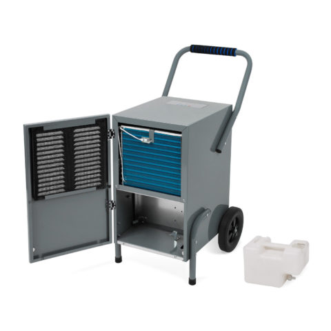 Commercial dehumidifier with handle